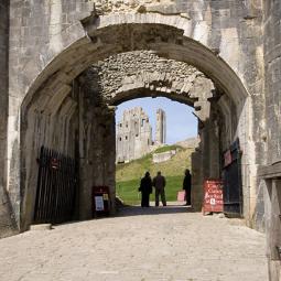 Corfe Castle Entrance