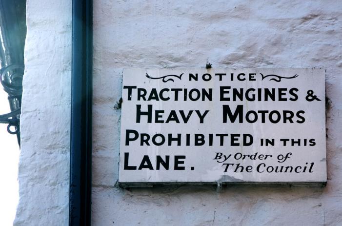 No Traction Engines!