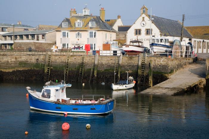 West Bay Harbour and Church